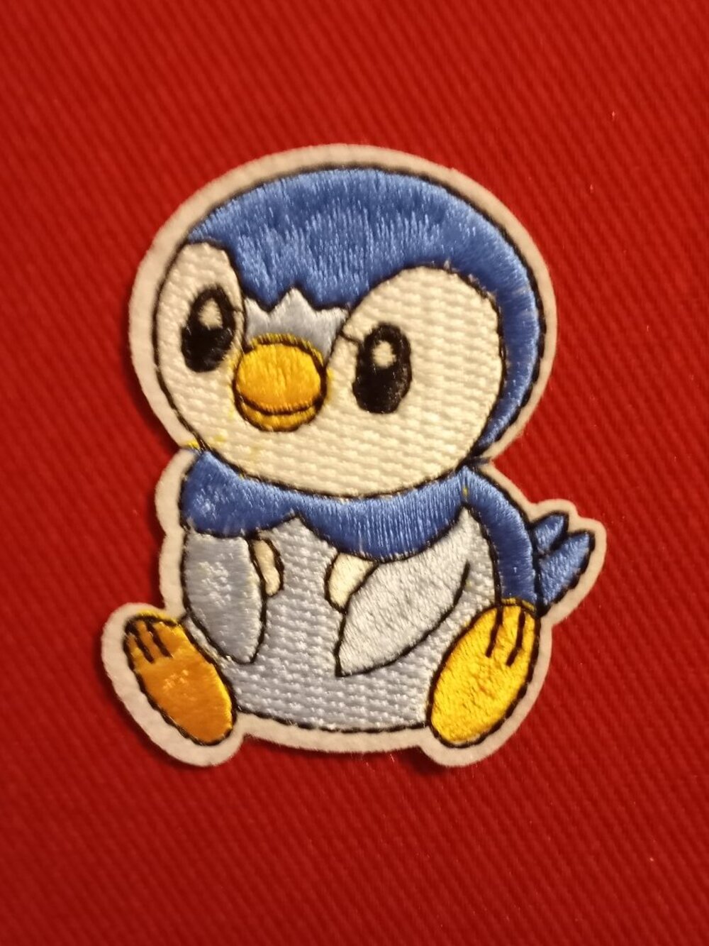 Piplup water pokemon embroidered iron on patch applique